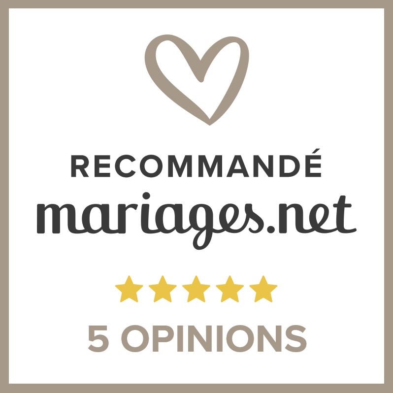 Recommanded by Mariages.net